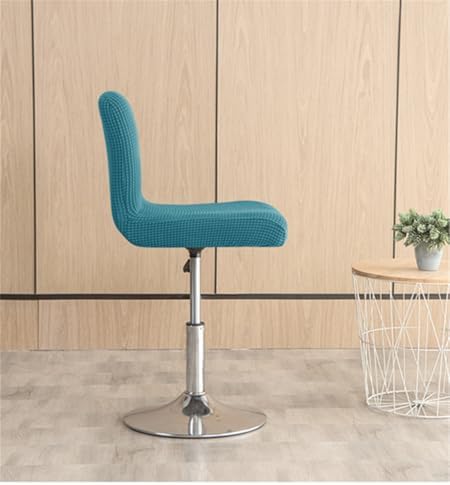 2 Pack Stretch Bar Stool Slipcovers with Back and Square Seat Covers