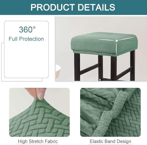 Miecoae Stool Covers Rectangular Set of 4