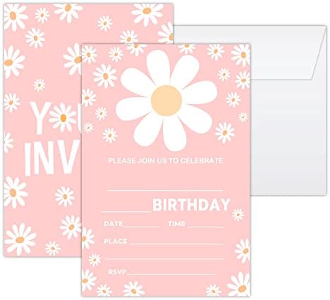 Utaqer Birthday Invitation Cards 4x6 Set of 20 With Envelopes