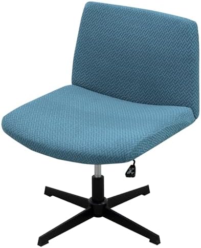 MIFXIN Office Chair Slipcover Without Arms Blue