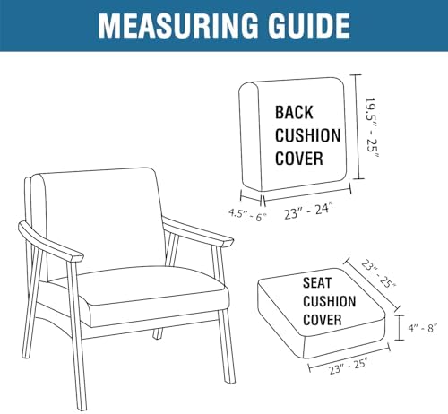 HVERSAILTEX Fleece Chair Slip Cover 2 Piece