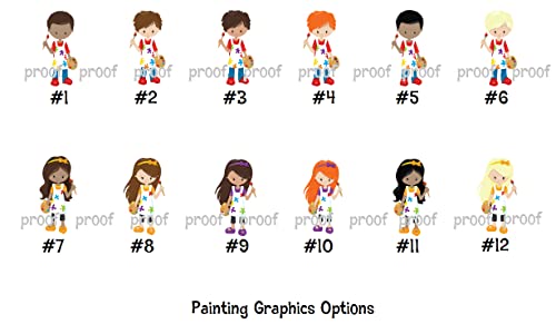 Personalized Painting Art Birthday Water Bottle Labels 14 Labels PAI220