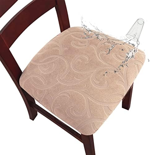 Genina Waterproof Dining Chair Covers with Elastic Band