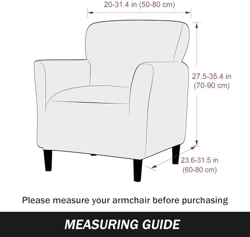 PENDEJATO Stretch Armchair Slipcover - Orange