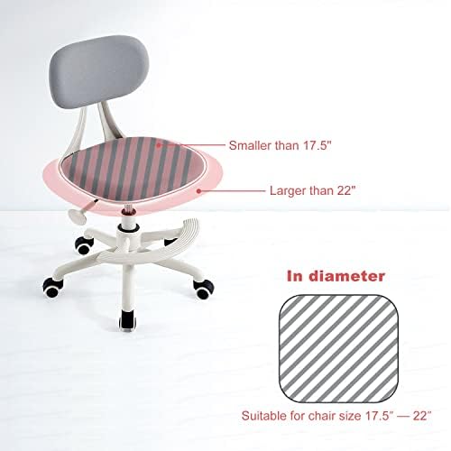 Thyores 2 Pcs Office Chair Seat Covers Black