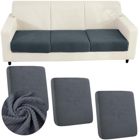Framendino 3 Pack Dark Grey Sofa Slipcovers