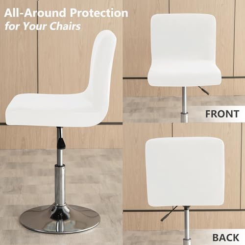 Gollense Velvet Stretch Bar Stool Covers 4 Pack