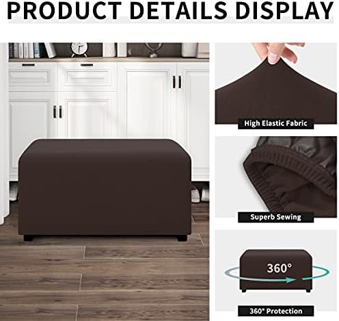Easy-Going Dual Waterproof Stretch Ottoman Cover