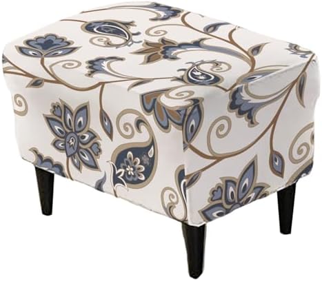 CRFATOP Large Ottoman Chair Slipcover with Elastic