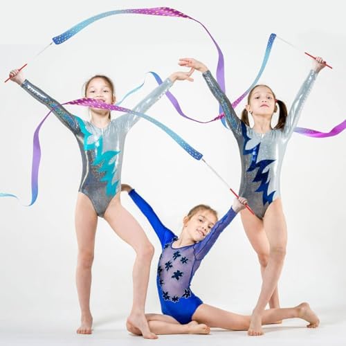 AITIME Star Dance Streamers Ribbon Wands 20 Pack