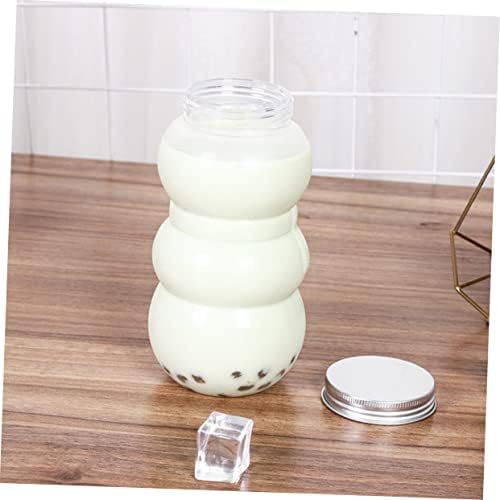 Cabilock 10pcs Snowman Beverage Bottles for Party Packaging