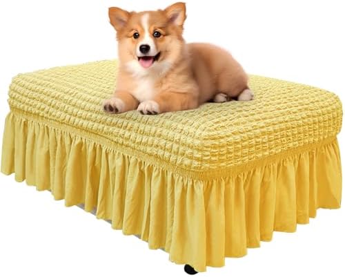 Vapor Fitness Ottoman Cover Yellow