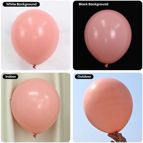 Retro Blush Pink Balloons 60 Pack 12 Inches