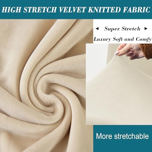 HFCNMY Velvet Ottoman Cover X-Large
