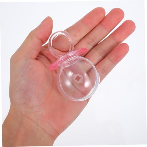 Baby Shower Candy Box 20pcs Pacifier Shape Clear Containers