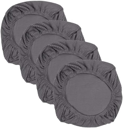Yikko Soft Stretch Spandex Jacquard Slipcovers 4 Grey