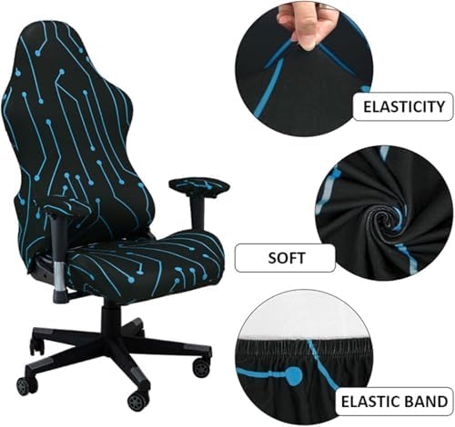 Gaming Chair Covers with Armrest Protection