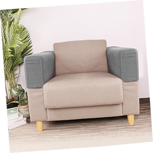 BESPORTBLE Chair Arm Protectors 2pcs Light Grey