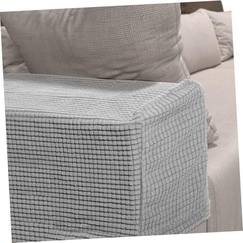 BESPORTBLE Chair Arm Protectors 2pcs Light Grey