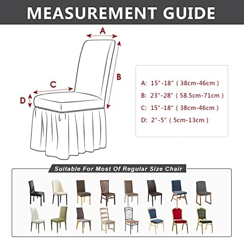 Molasofa Chair Covers Set of 4 for Dining Room and Kitchen