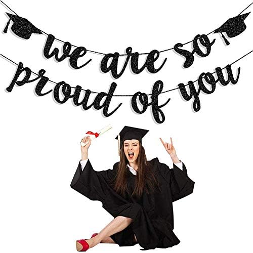 2025 Graduation Banners with Glitter Rope