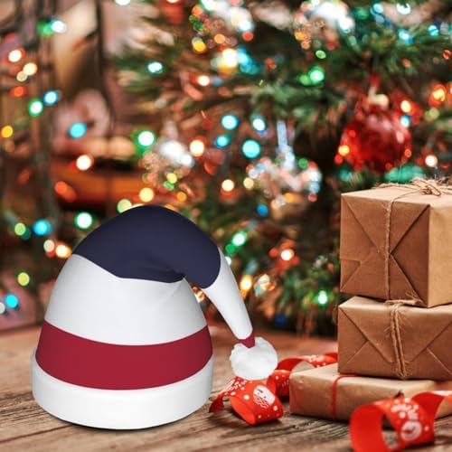 Thailand Flag Christmas Hat with LED Lights