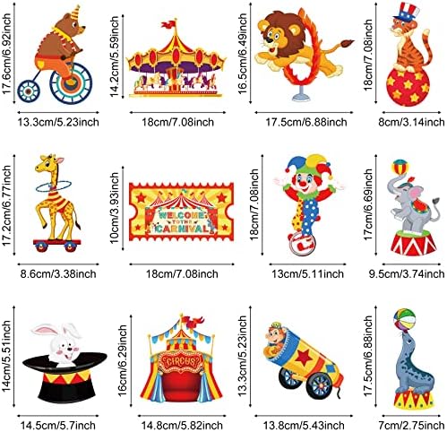 Zonon 30 Pcs Carnival Hanging Swirl Decorations