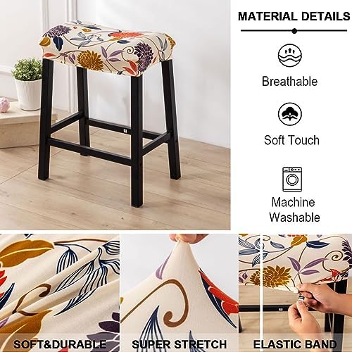 Bifaunvogel Rectangle Bar Stool Cover Set of 4
