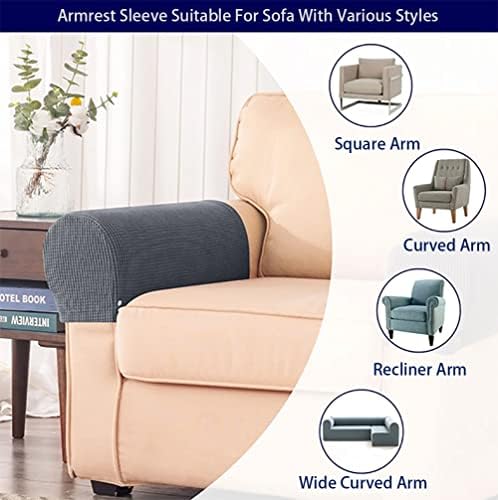 Premium Polyester Sofa Arm Covers 2Pcs