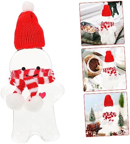 5 Sets Gingerbread Jars Creative Christmas Cookie Containers Storage Jars Festive Design