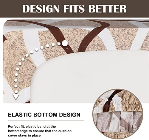 SearchI Stretch Pattern Sofa Cushion Covers - Small 1 Seat
