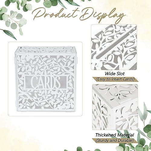 OurWarm White Card Box for Wedding Reception Decor
