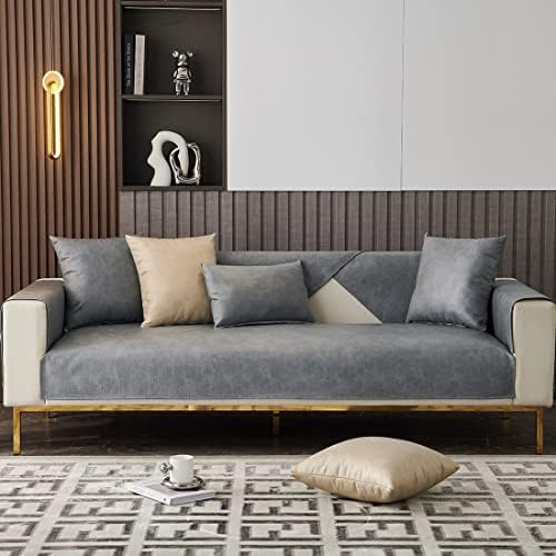 Vctops Waterproof Non Slip Sofa Cover for Dogs and Kids
