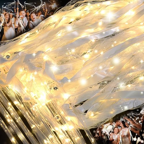 100PCS LED Fairy Wands with Bells for Wedding