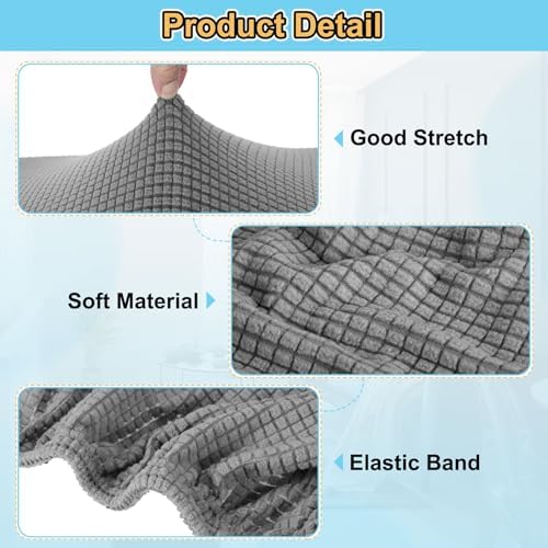 Uxcell Stretch Ottoman Cover for Foot Stool