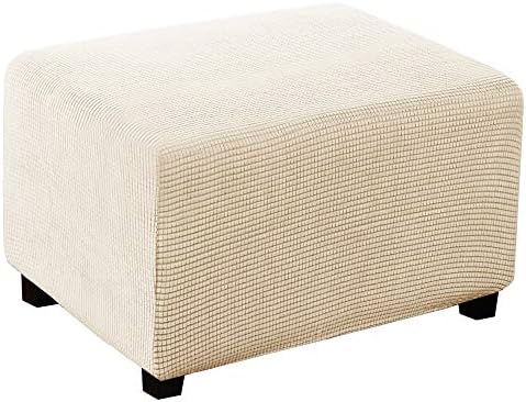 Turquoize Stretch Ottoman Cover Biscotti Beige X-Large