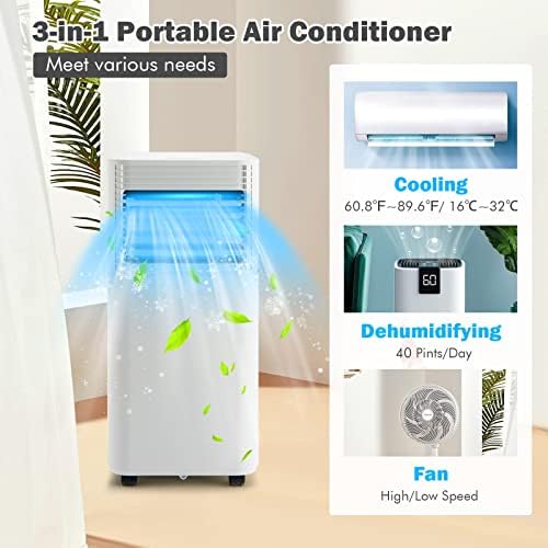 PETSITE Portable Air Conditioner 8000 BTU Cooling Unit