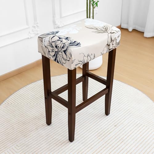 Waterproof Bar Stool Cushion Covers Set of 4