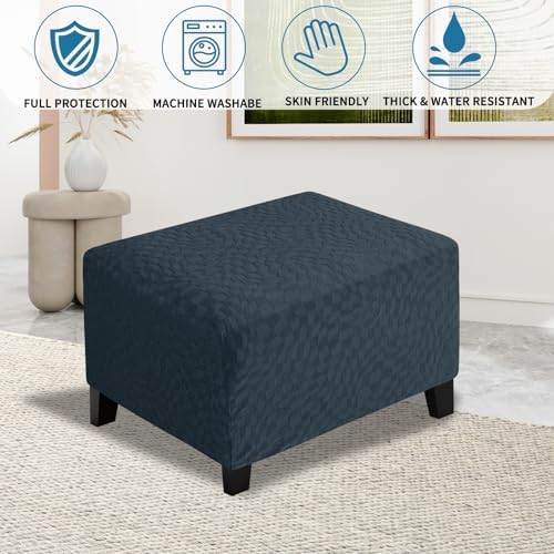 ZNSAYOTX Ottoman Covers Soft Durable Washable