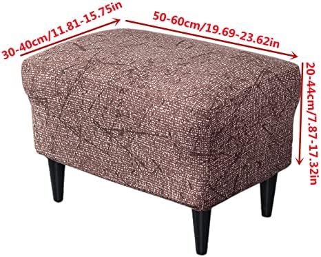 Stretch Ottoman Slipcovers for 30 Rectangle Chairs