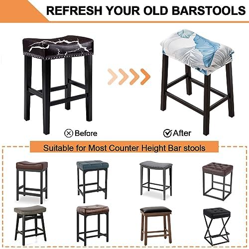 Bifaunvogel Bar Stool Cover Set of 4 Stretchy