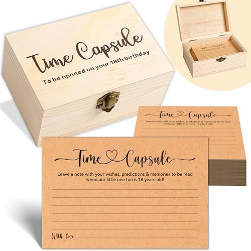 Time Capsule Box for 1st Birthday Memories