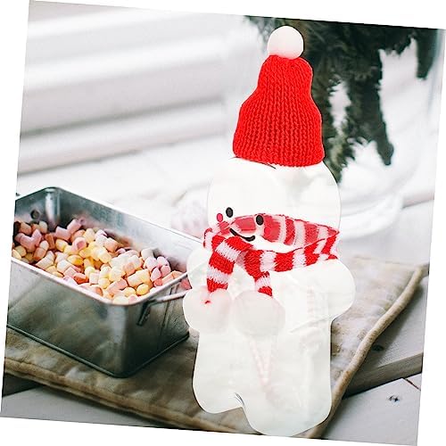 5 Sets Gingerbread Jars Creative Christmas Cookie Containers Storage Jars Festive Design