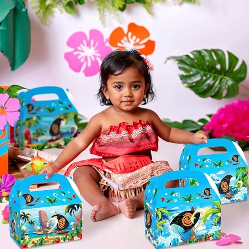 JeVenis 12 Pc Moana Party Treat Box Set