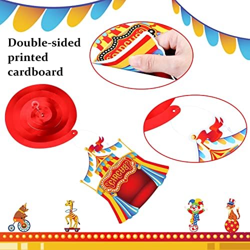 Zonon 30 Pcs Carnival Hanging Swirl Decorations