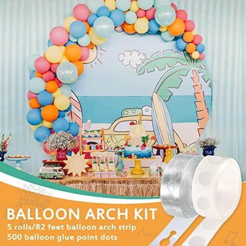 ALLFUN Balloon Arch Kit with 500Pcs Glue Dots