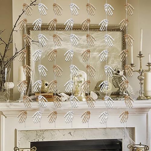 Halloween Party Decorations Hand Bone Ornaments for Festive Events