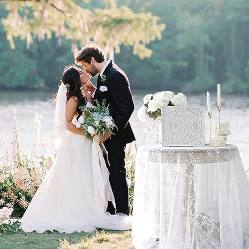 OurWarm White Card Box for Wedding Reception Decor