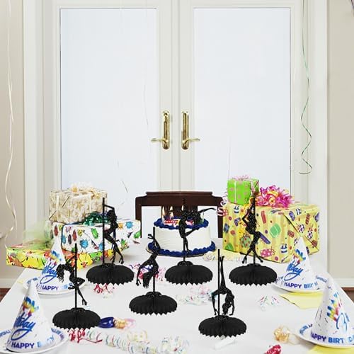 6 PCS Honeycomb Table Centerpiece for Pole Dance Party