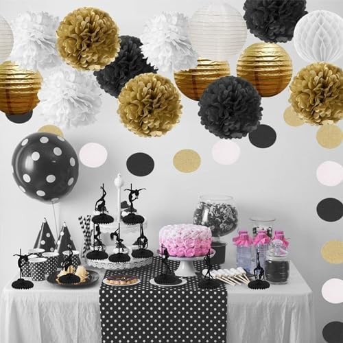 6 PCS Honeycomb Table Centerpiece for Pole Dance Party